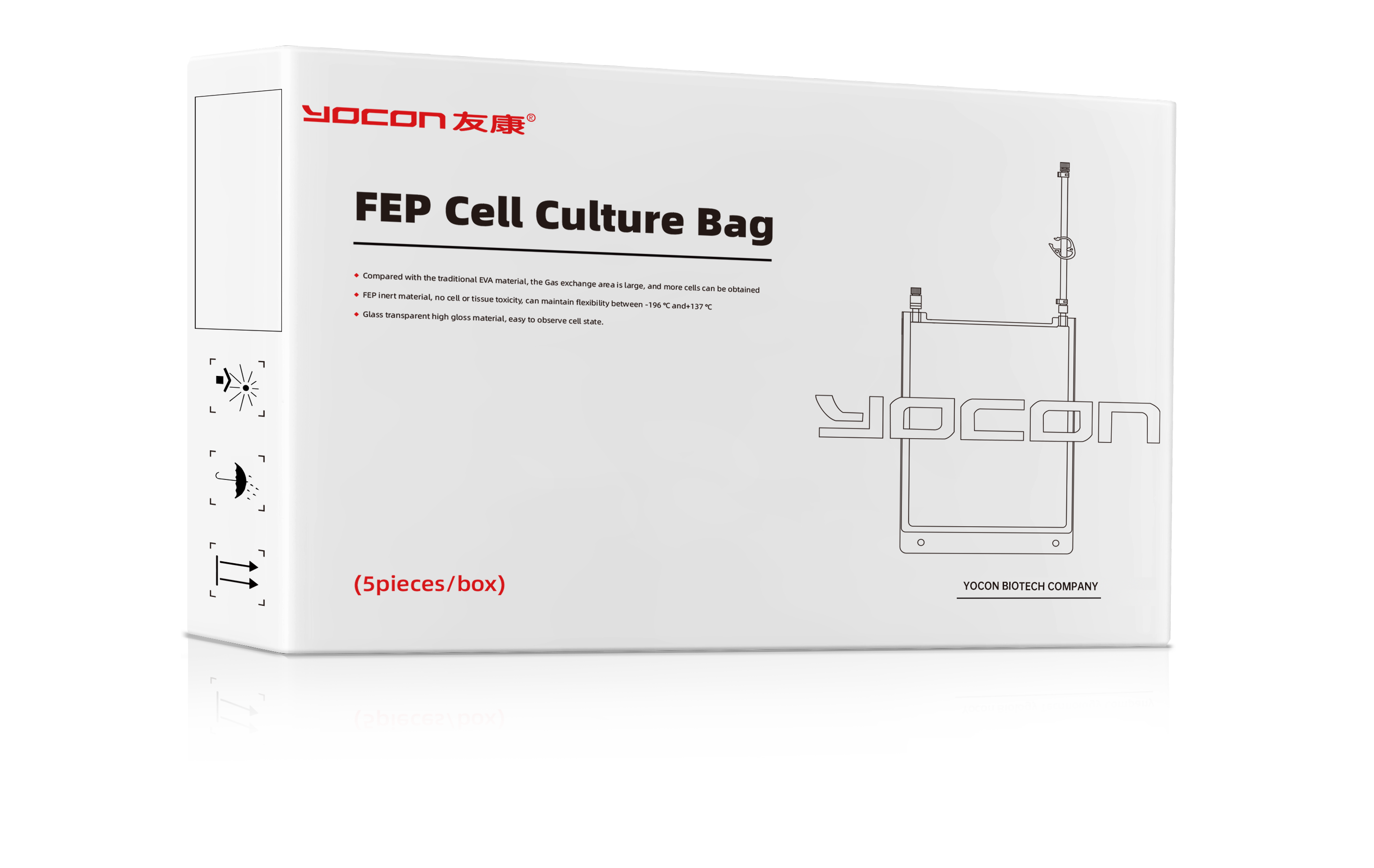 fep细胞培养袋 英文